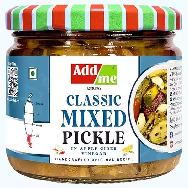 Add Me Mixed Pickle In Apple Cider Vinegar, 300g-Main image