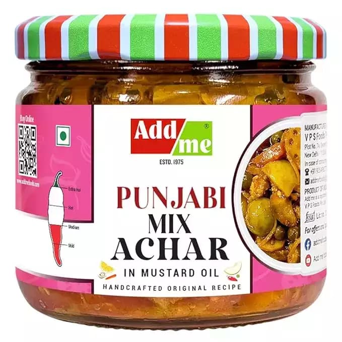 Add Me Punjabi Mixed Pickle In Mustard Oil, 300g-Main image