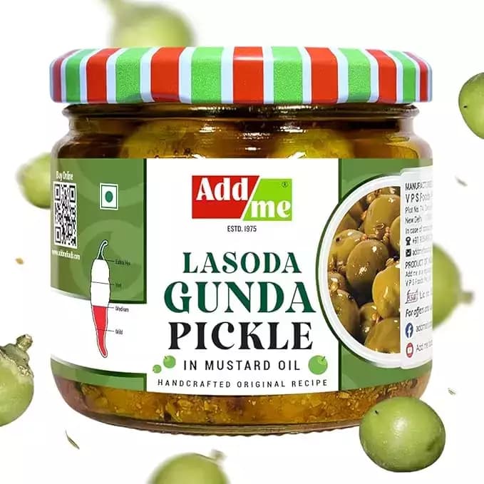 Add Me Rajasthani Lasoda Gunda Pickle,300g-Main image