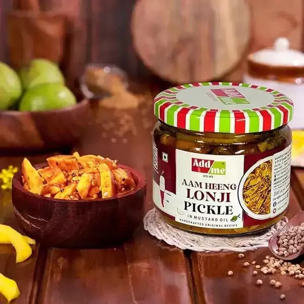 Add Me Traditional Aam Heeng Lonji Pickle in Mustard Oil, 500g-Main image