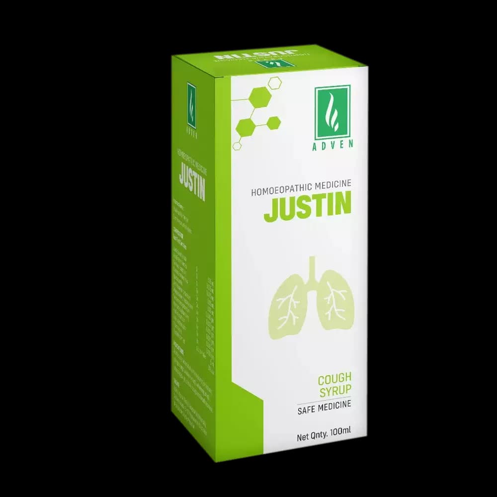 Adven Justin Cough Syrup, 100 ml-Main Image