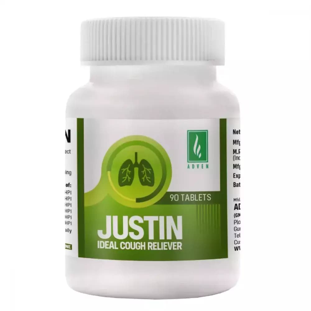 Adven Justin Cough Tablet, 90 Tablets-Main Image
