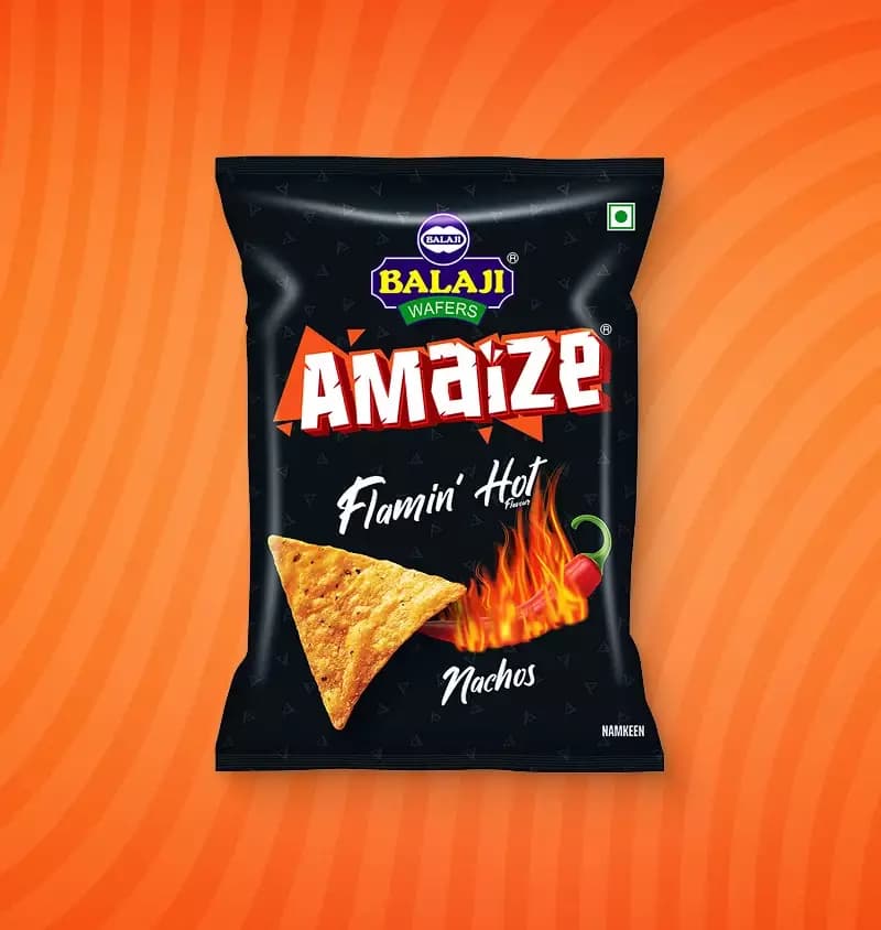 Balaji Amaize Flamin' Hot Nachos-Main image