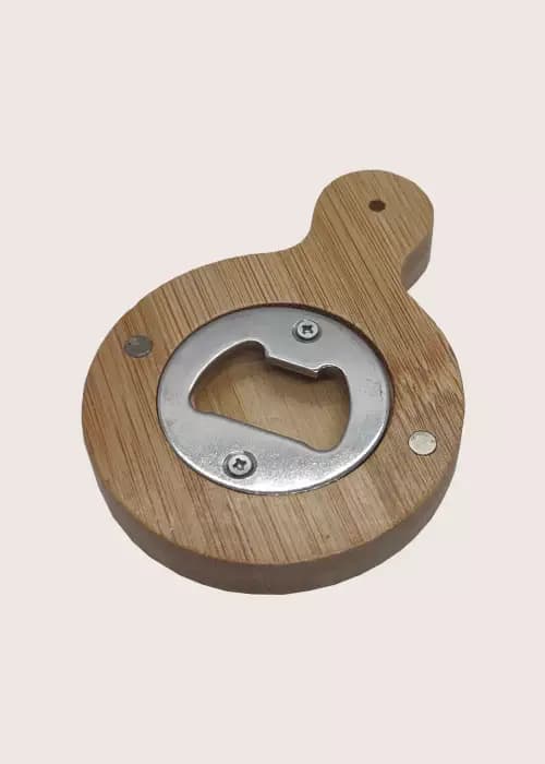 Bamboo Fridge Magnet and Bottle Opener,35g-Main image