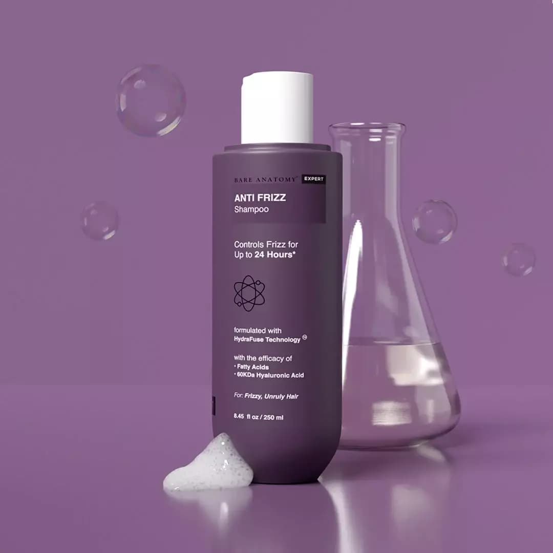 Bare Anatomy Anti-Frizz Shampoo,250ml-Main image