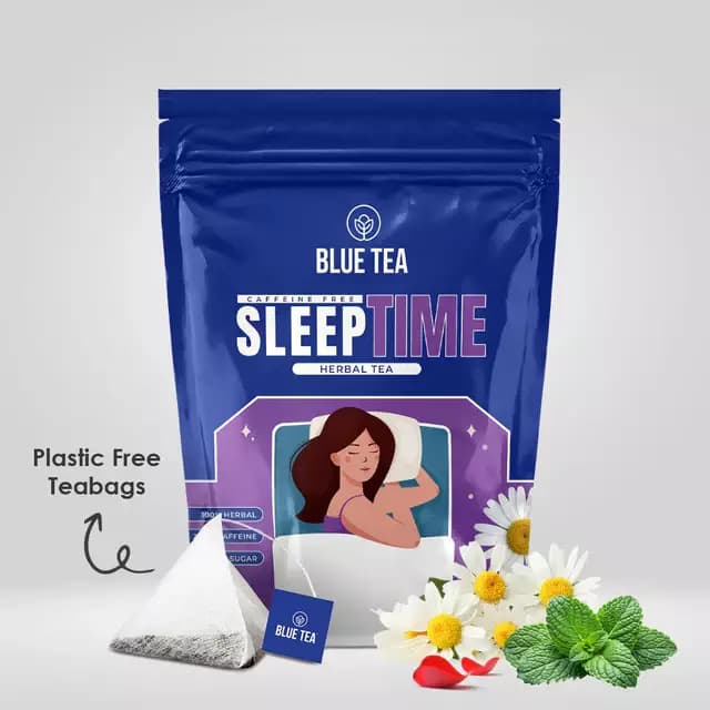 Blue Tea Sleep Time Herbal Tea,120g-Main image