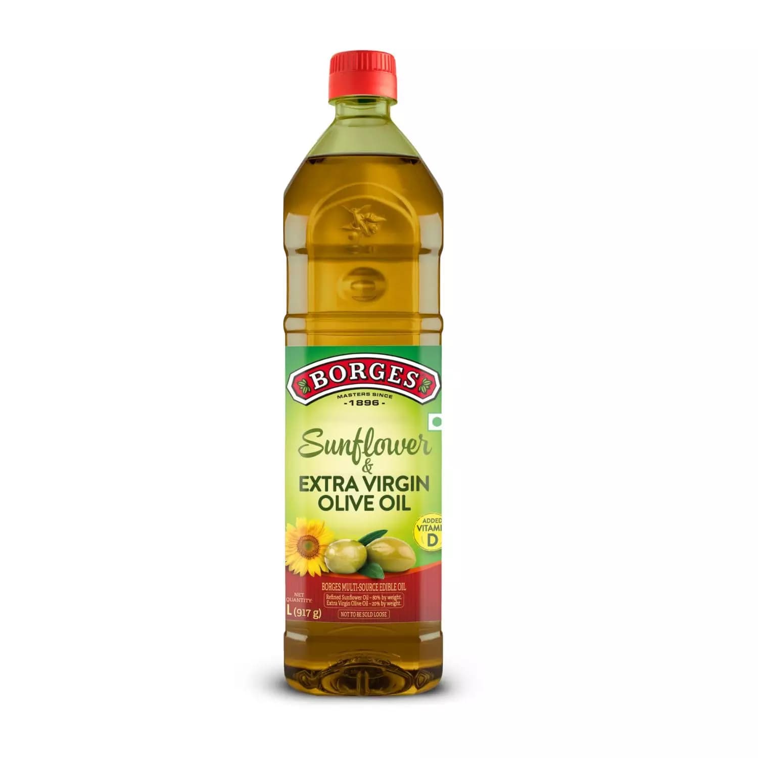 Borges Super blend of Extra virgin Olive oil & Sunflower oil, 1L-Main image