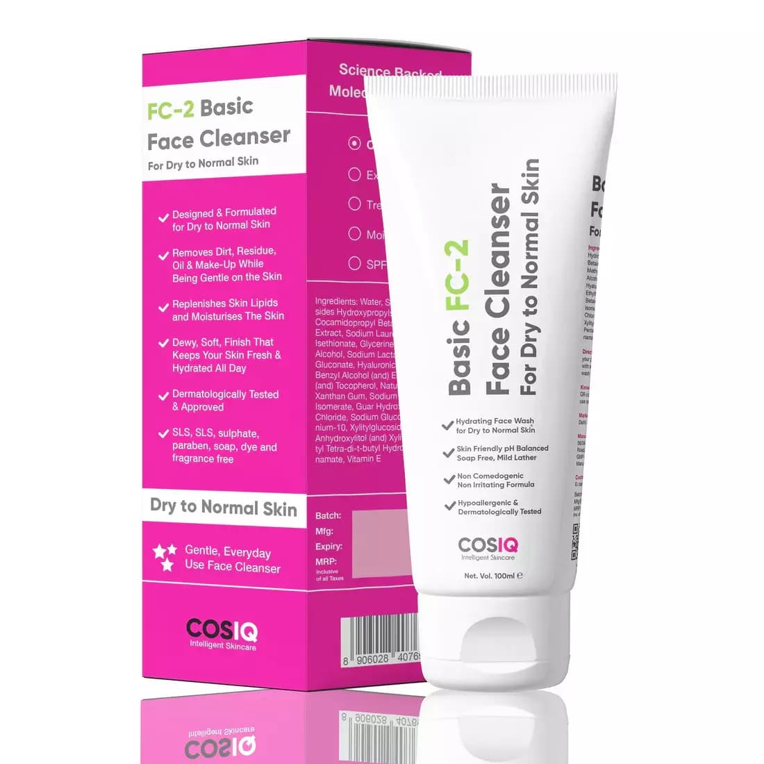 COSIQ FC-2 Basic Face Cleanser for Dry Skin-Main Image