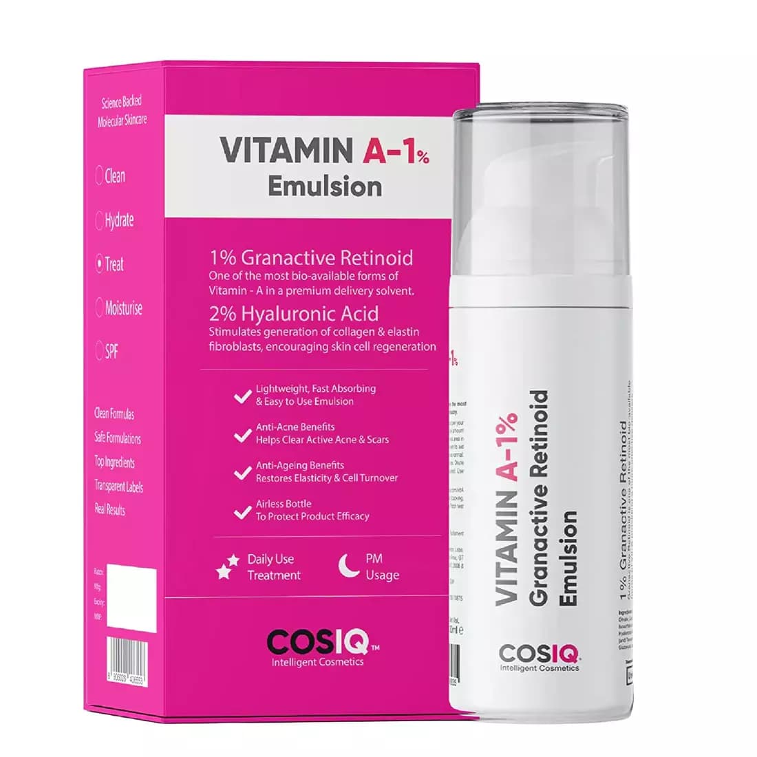 COSIQ Vitamin A Granactive Retinoid Emulsion, 30 ml-Main Image