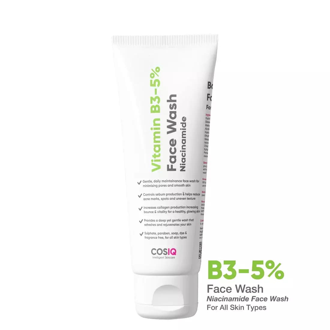 COSIQ Vitamin Niacinamide Face Wash-Main Image