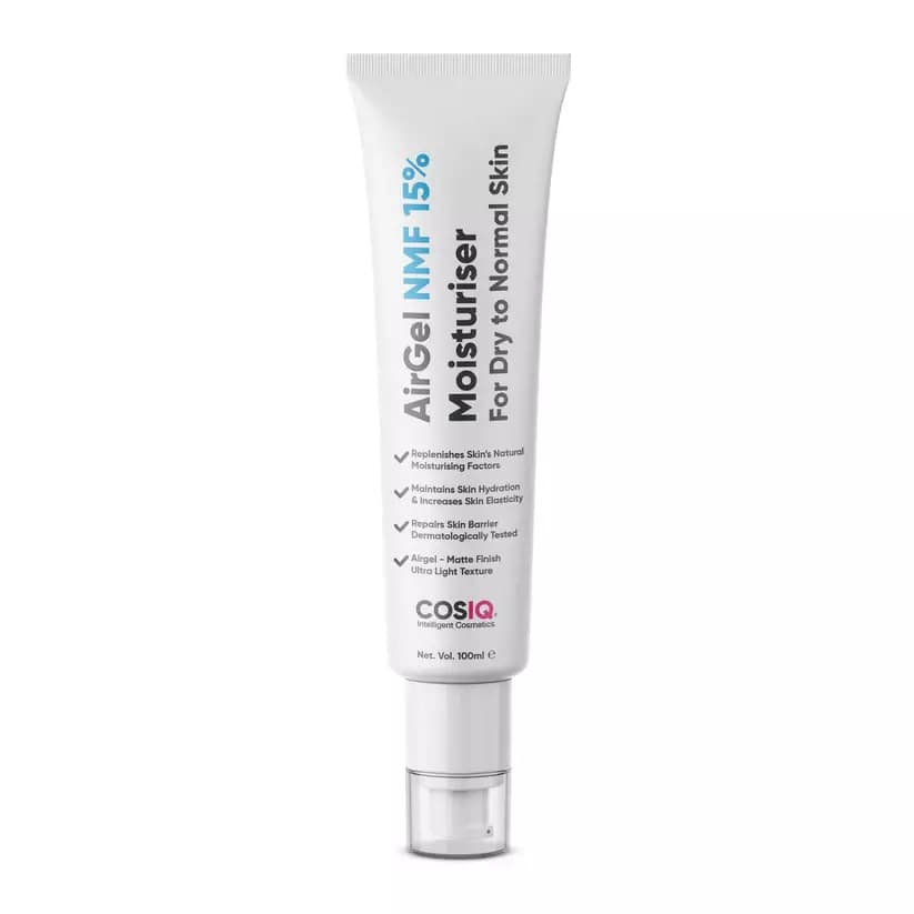 COSIQ AirGel NMF-15% Moisturiser for Dry Skin — 100 ml