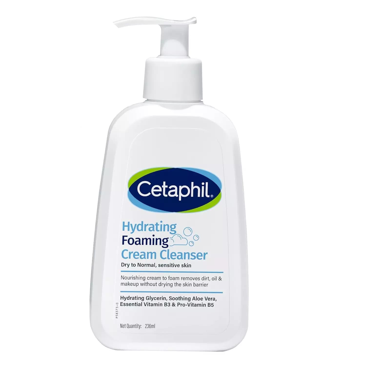 Cetaphil Hydrating Foaming Cream Cleanser, 236 ml-Main Image