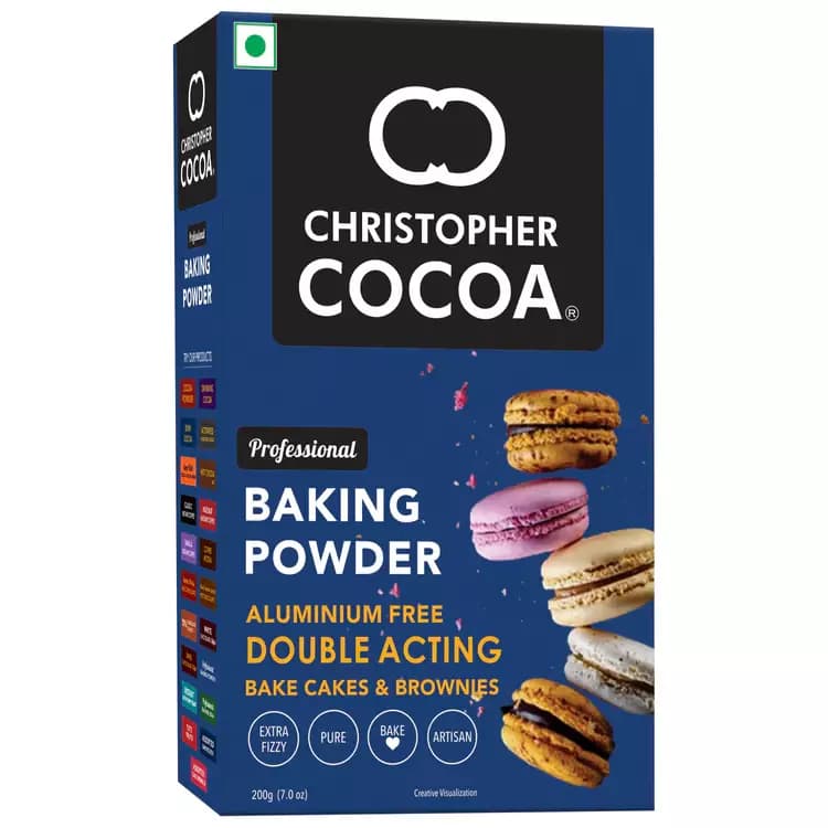 Colombian Brew Christopher Cocoa Baking Powder, 200g-Main image