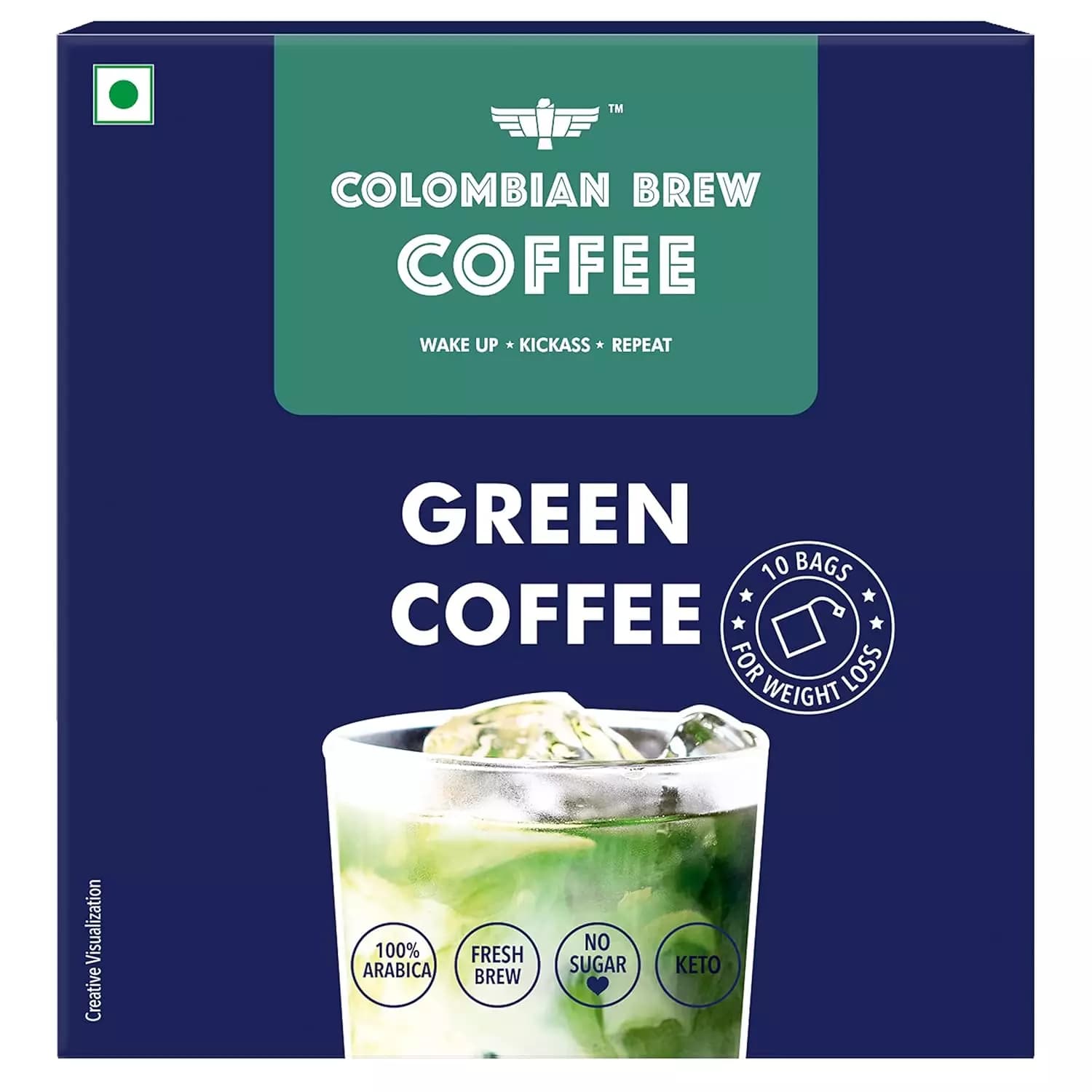Colombian Brew Coffee Green Coffee Powder, 30g-Main image