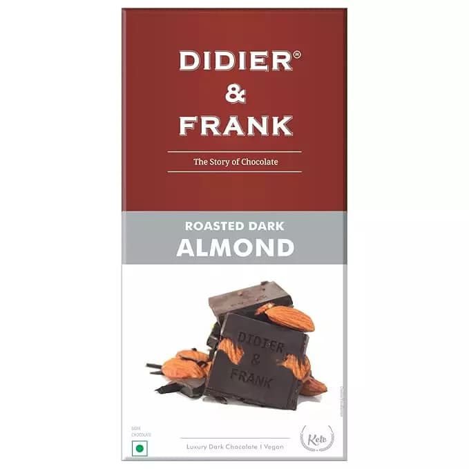 Didier & Frank Almond Dark Chocolate Bar,40g-Main image