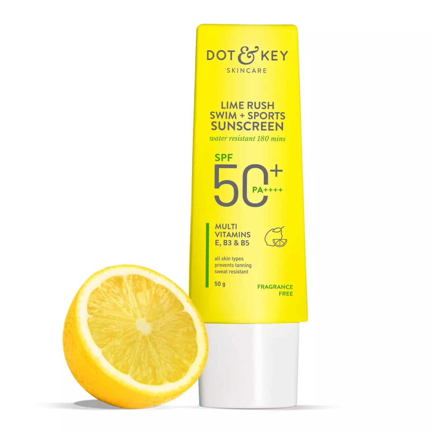 Dot & Key Lime Rush Swim + Sports Sunscreen, 50 g-Main Image