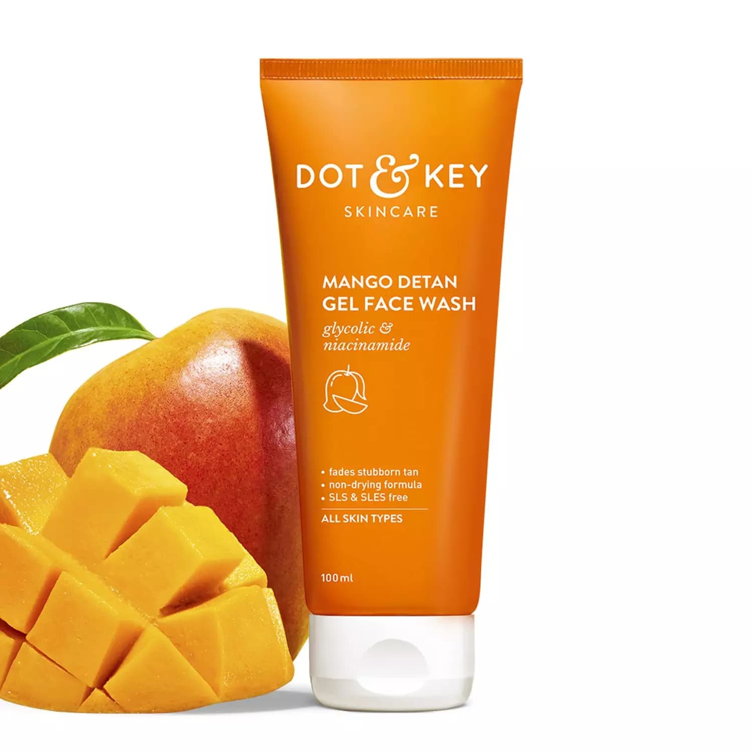 Dot & Key Mango Detan Gel Face Wash, 100 ml-Main Image