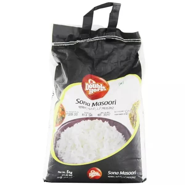 Double Horse Sona Masoori Rice, 5Kg-Main image