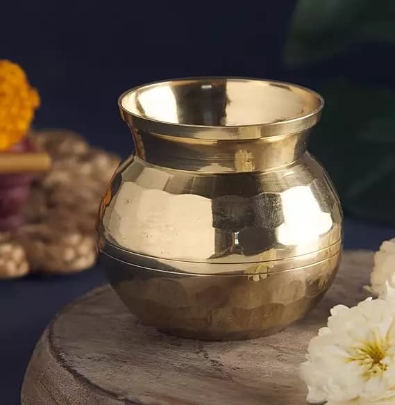 Esplanade Brass Kalash for Pooja,116g-Main image