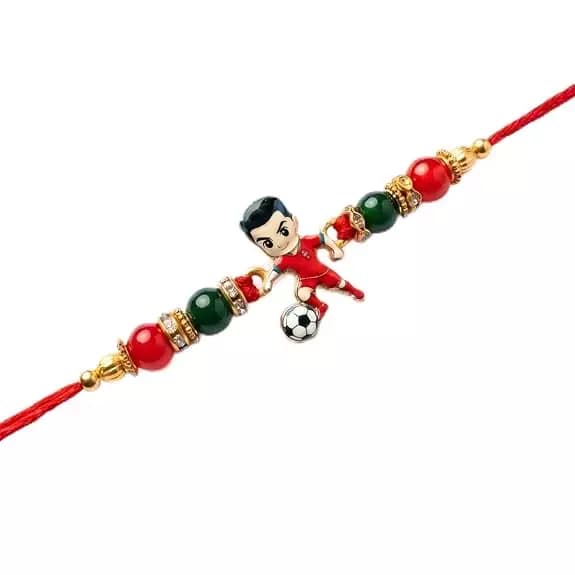 Fabdrap Cartoon Football Player Rakhi,100g-Main image