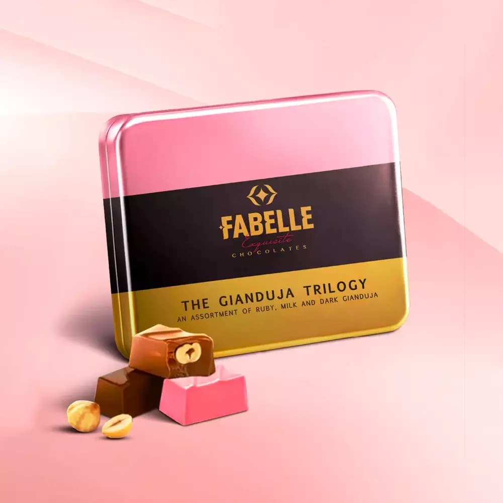 Fabelle Gianduja Trilogy Luxury Chocolate,144g-Main image