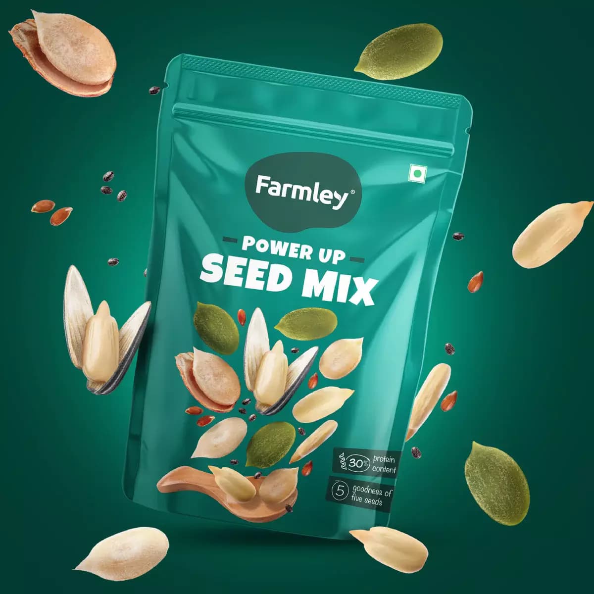 Farmley 5-in-1 Seed Mix,160g-Main image