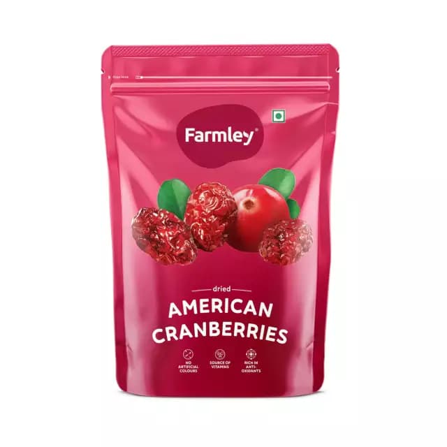 Farmley Premium Whole Cranberry,200g-Main image