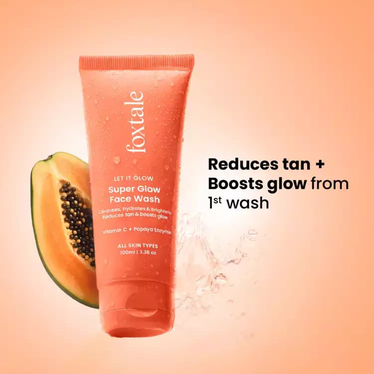 Foxtale Super Glow Face Wash,100ml-Main image