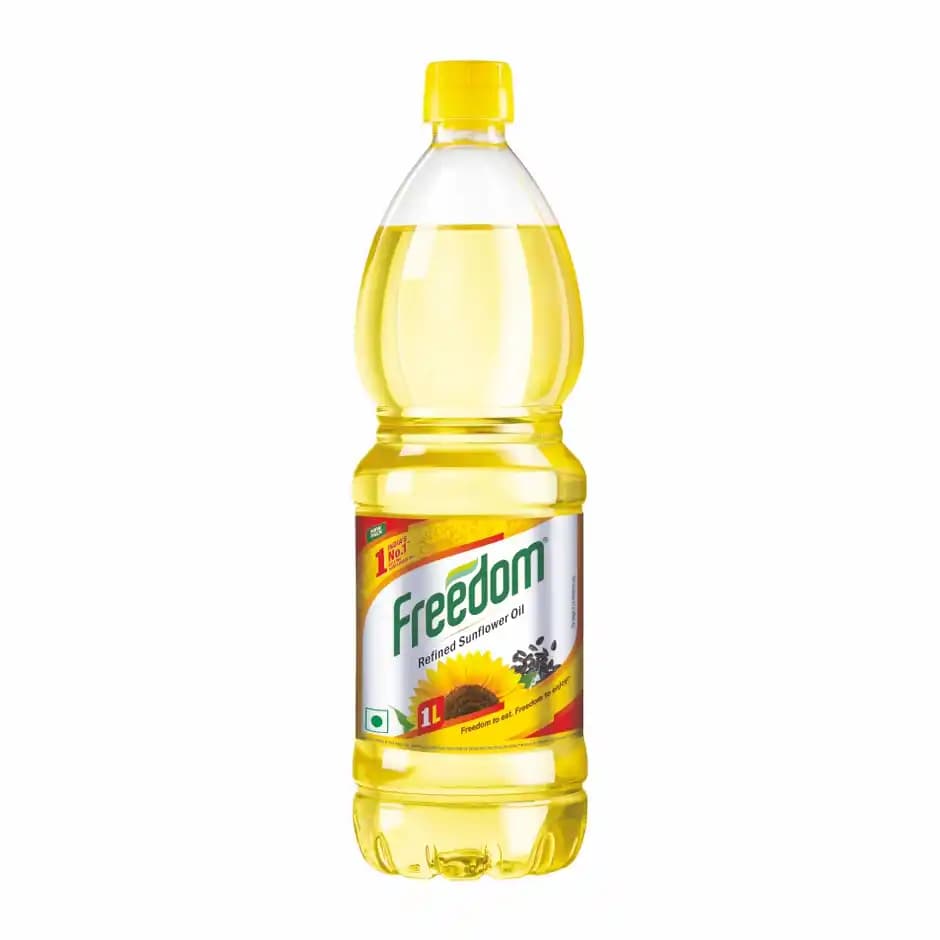 Freedom Refined Sunflower Oil Bottle,1L-Main image