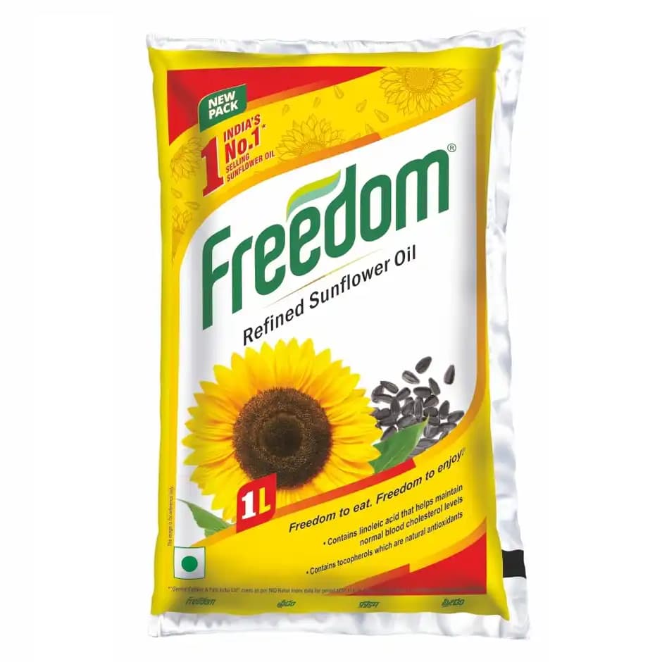 Freedom Refined Sunflower Oil,1L-Main image
