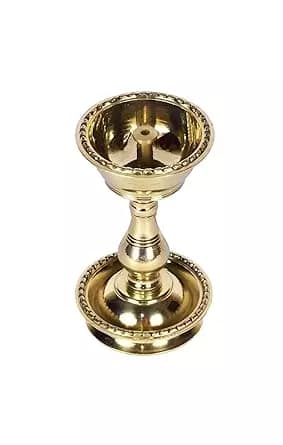 Giftonia Pure Brass Udupi Nanda Diya,250g-Main image