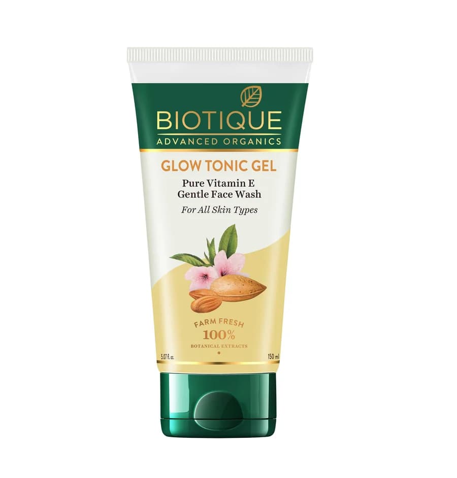 Glow tonic gel pure vitamin e gentle face wash-Main Image