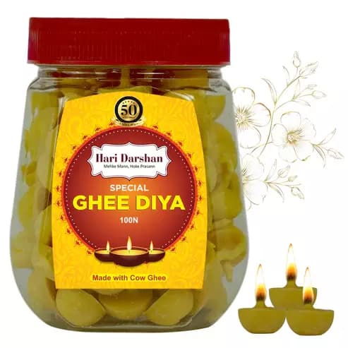Hari Darshan Ghee Diya Made With Cow Ghee,340g-Main image