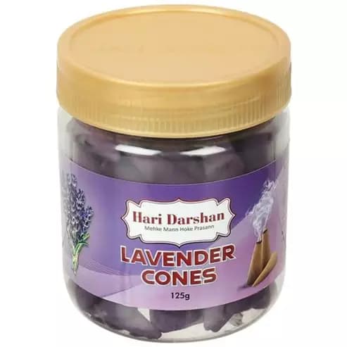 Hari Darshan Lavender Dhoop Cones,125g-Main image