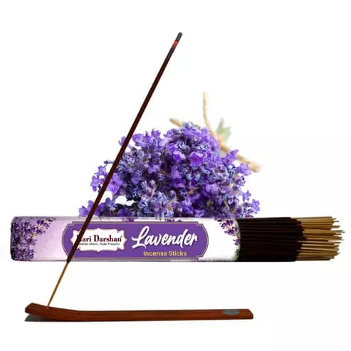 Hari Darshan Lavender Perfumed Muttha Incense,225g-Main image