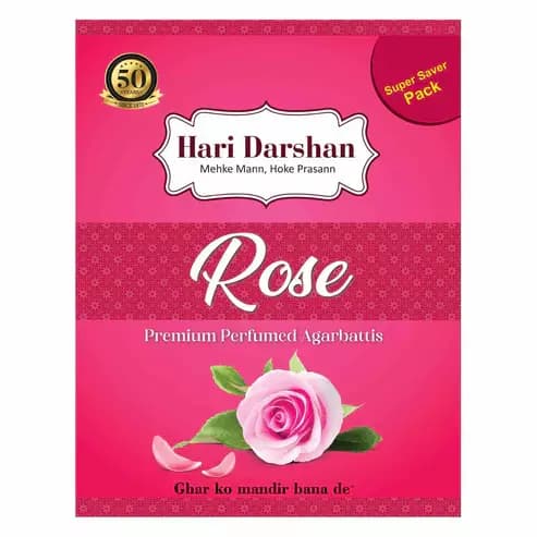 Hari Darshan Rose Premium Perfumed Agarbatti,400g-Main image