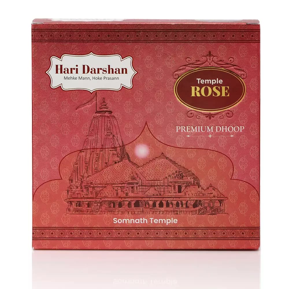 Hari Darshan Temple Rose Premium Dhoop,100g-Main image