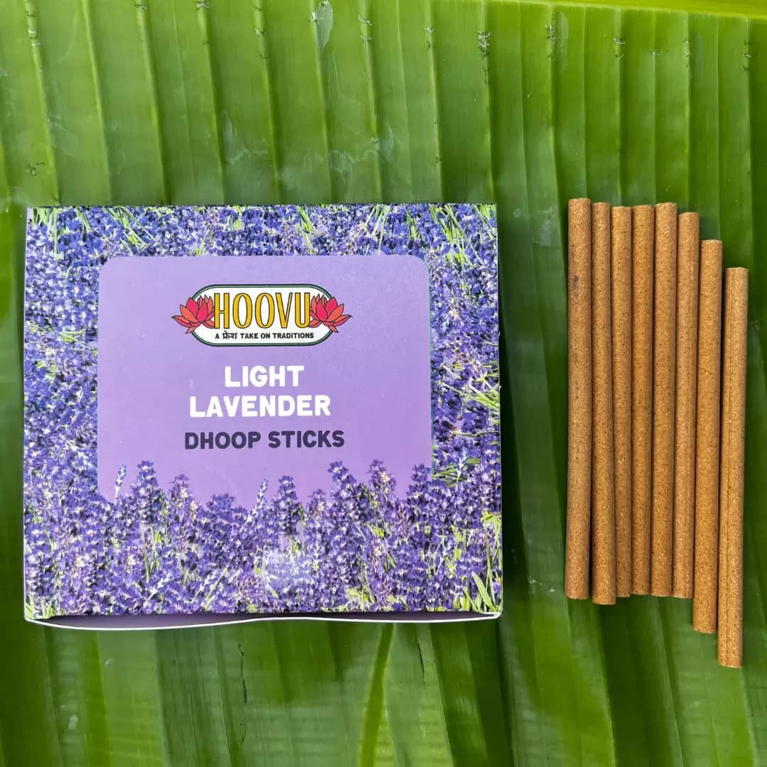 Hoovu Light Lavender Dhoop Sticks,90g-Main image