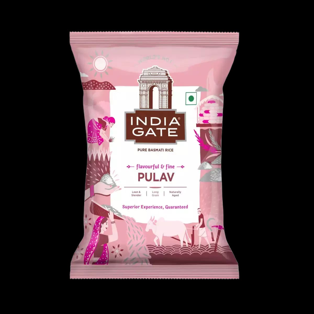 India Gate Pulav Basmati Rice, 500g-Main image