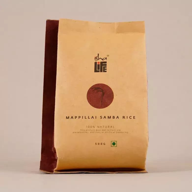Isha Life Mappillai Samba Rice, 500g-Main image
