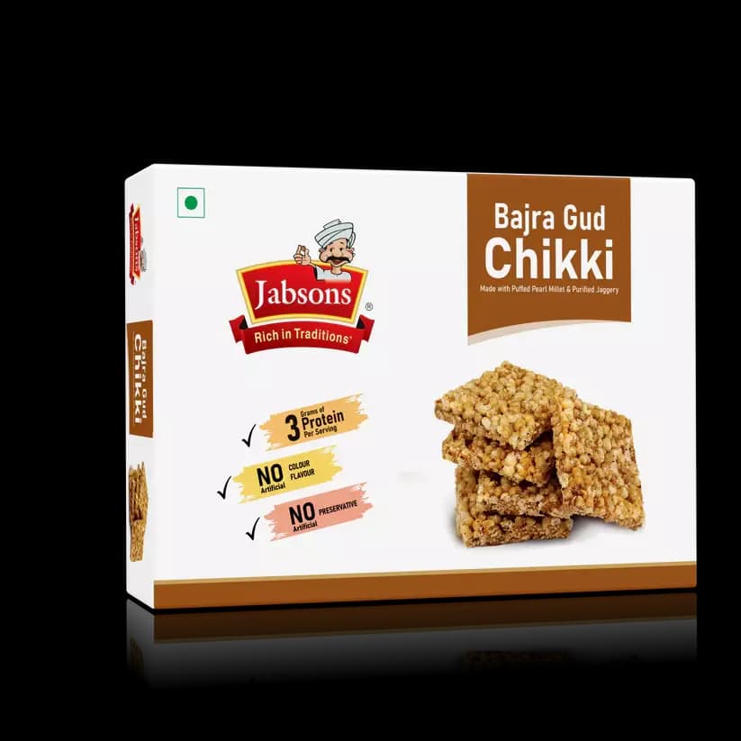 Jabsons Bajra Gud Chikki, 250g-Main image