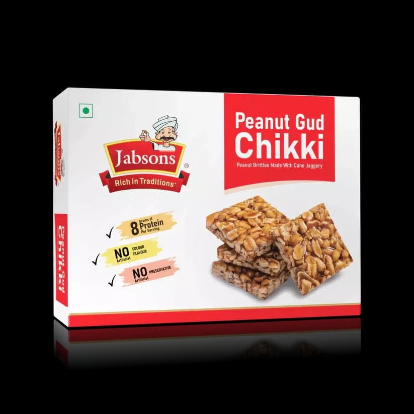 Jabsons Peanut Gud Chikki-Main image