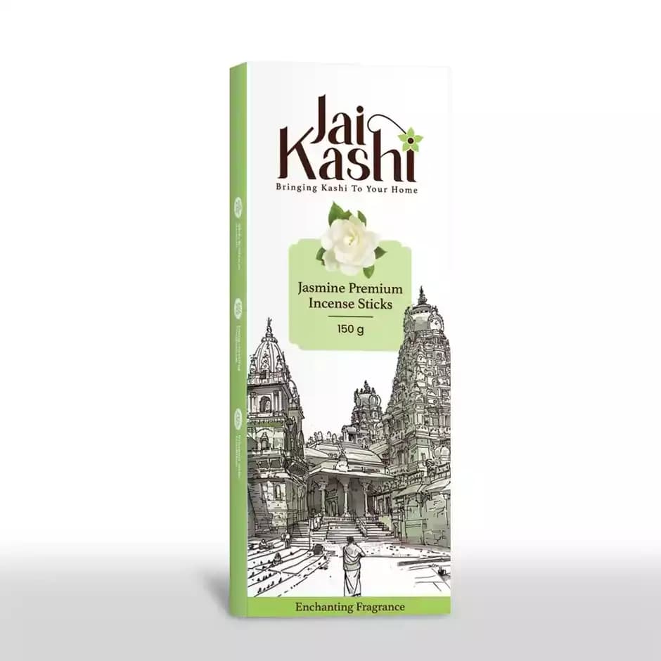 Jai Kashi Jasmine Premium Incense Stick,150g-Main image