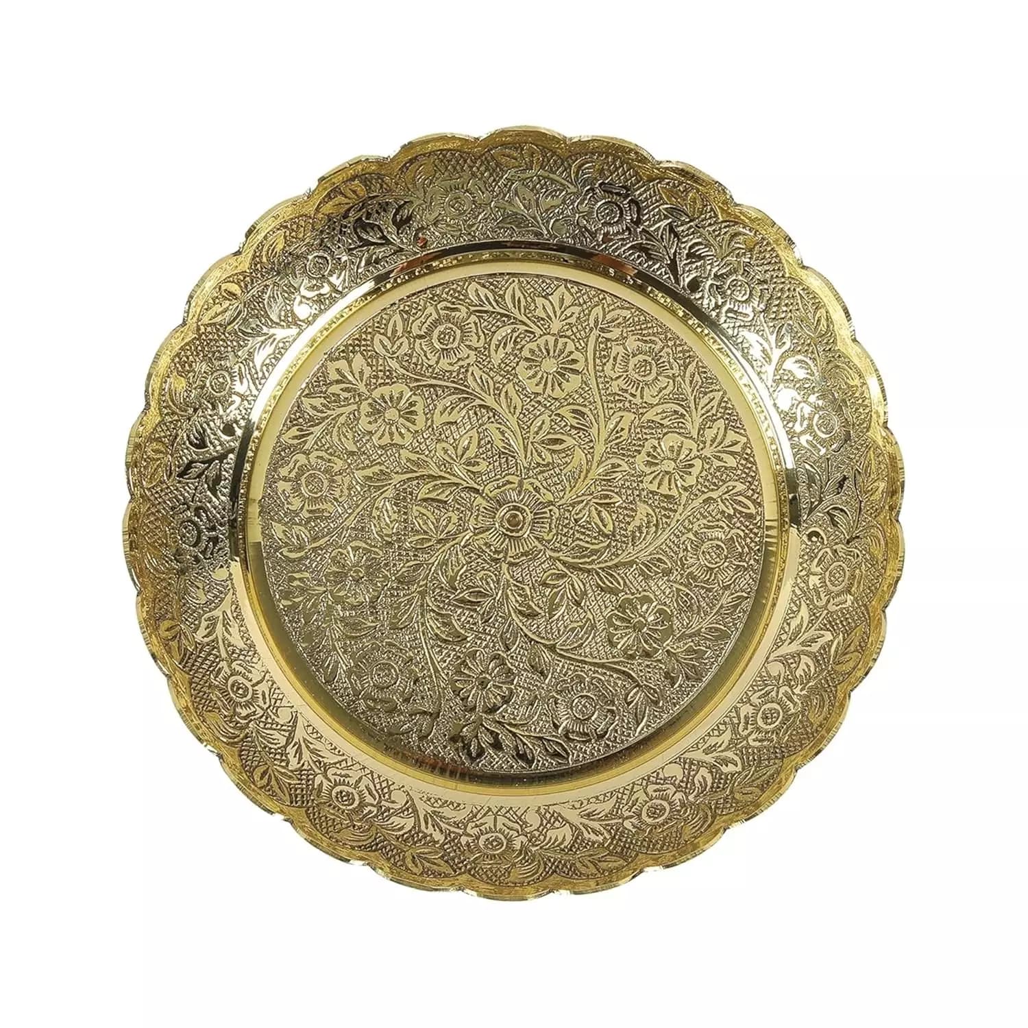 Klassic Brass Puja Thali Bhog Thali,100g-Main image