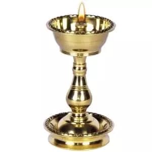 Klassic Pure Brass Udupi Nanda Diya,172g-Main image