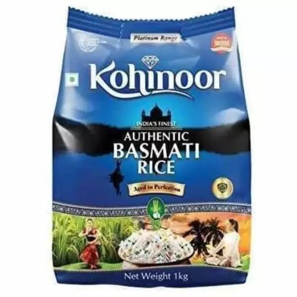Kohinoor Platinum Authentic Basmati Rice, 1Kg-Main image