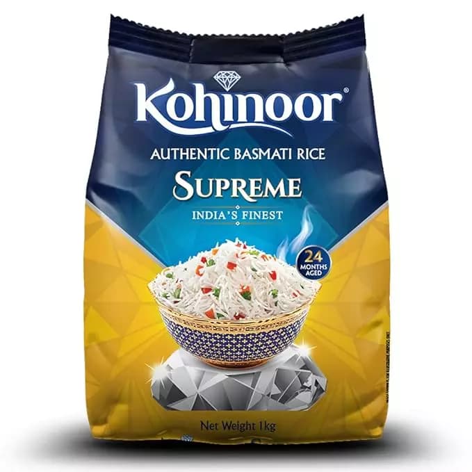 Kohinoor Supreme Authentic Basmati Rice, 1Kg-Main image