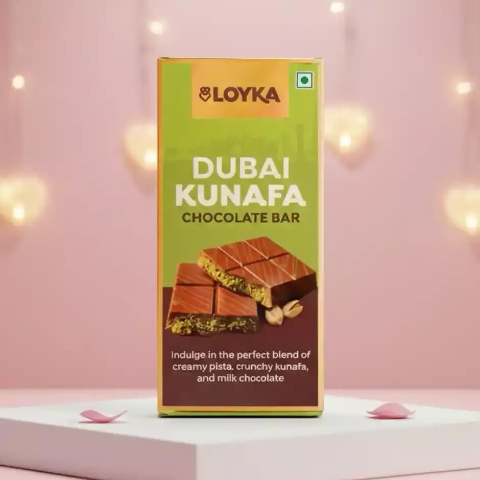 Loyka Dubai Kunafa Chocolate Bar,89g-Main image