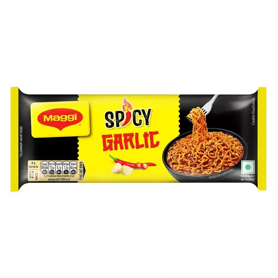 Maggi Spicy Garlic Noodles, Instant & Easy Snack,248g-Main image