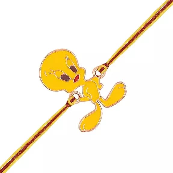 Mahi Rose Gold Twitty Plated Cartoon Rakhi,100g-Main image